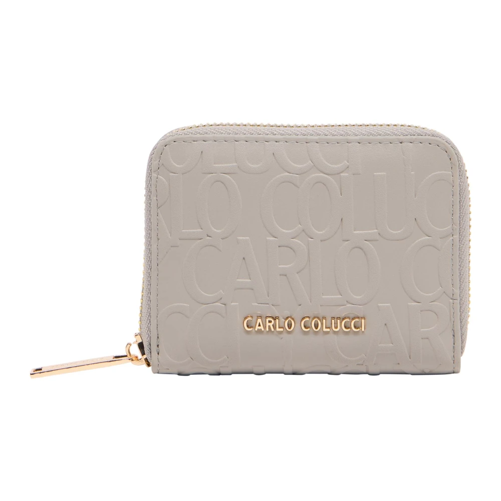 Carlo Colucci Women's Gray Wallets & Cardholders, One Size, Compact Wallet