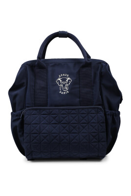 sac-a-langer-en-toile-bleue-avec-elephant