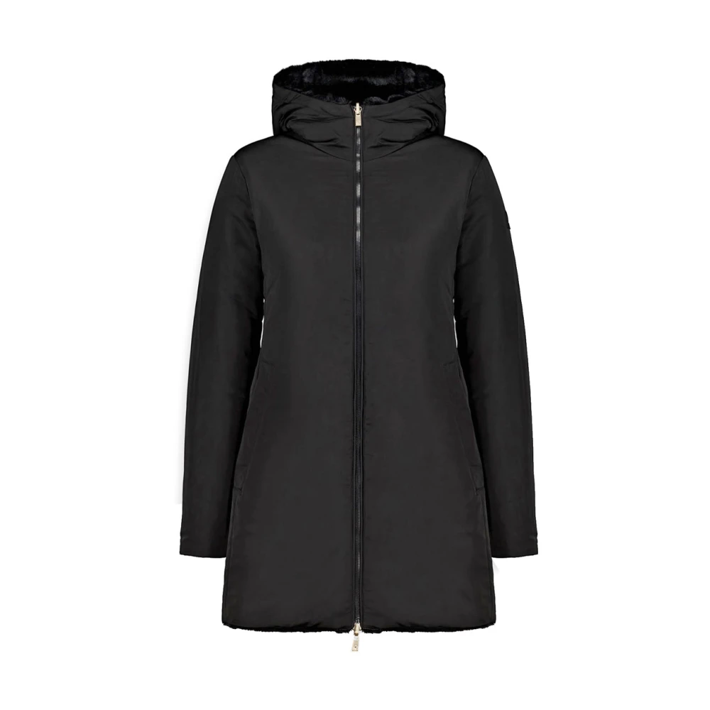 Ciesse Piumini Omkeerbare Eco Bontjas Isiria Black Dames