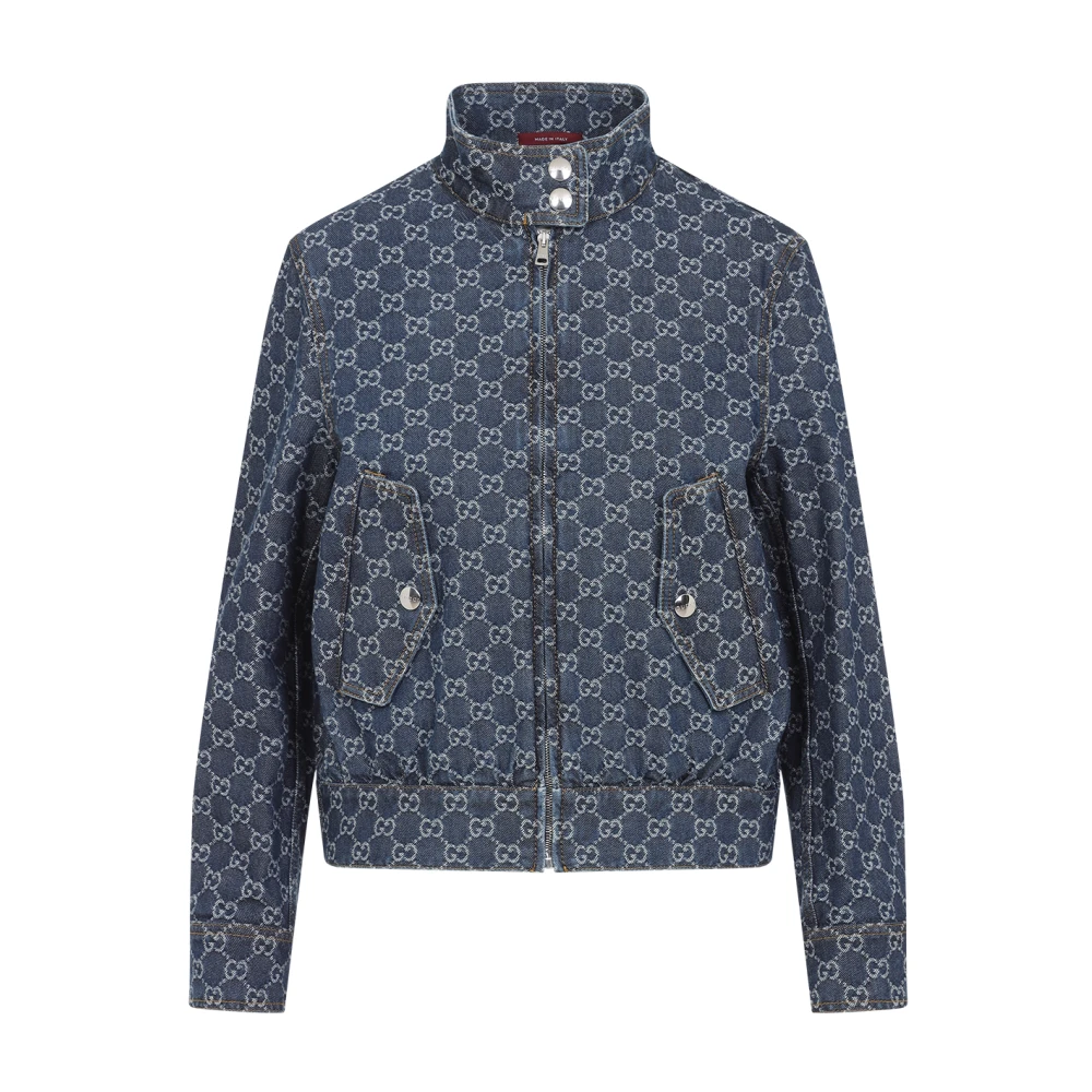 Gucci Blauwe Jas voor Vrouwen Blue Dames