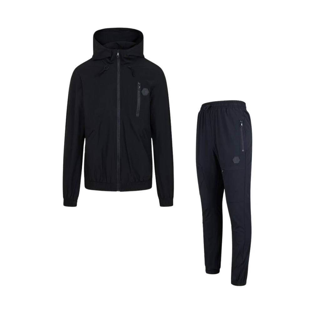 Cruyff Stijlvolle Heren Trainingspak Zwart Black Heren