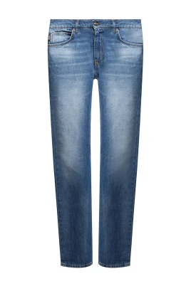 Cotton Logo Denim Jeans