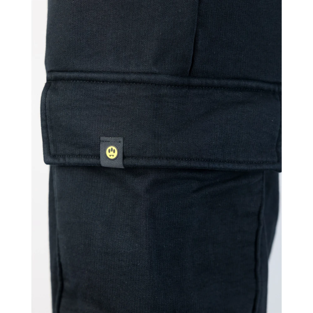 Barrow Cargo Broek met Trekkoord en Elastische Taille Black Heren