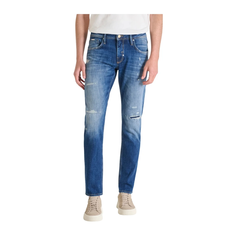 Antony Morato Men's Blue Kurt Comfort Tapered Fit Jeans - Slim Fit Jeans - W34- Jeans