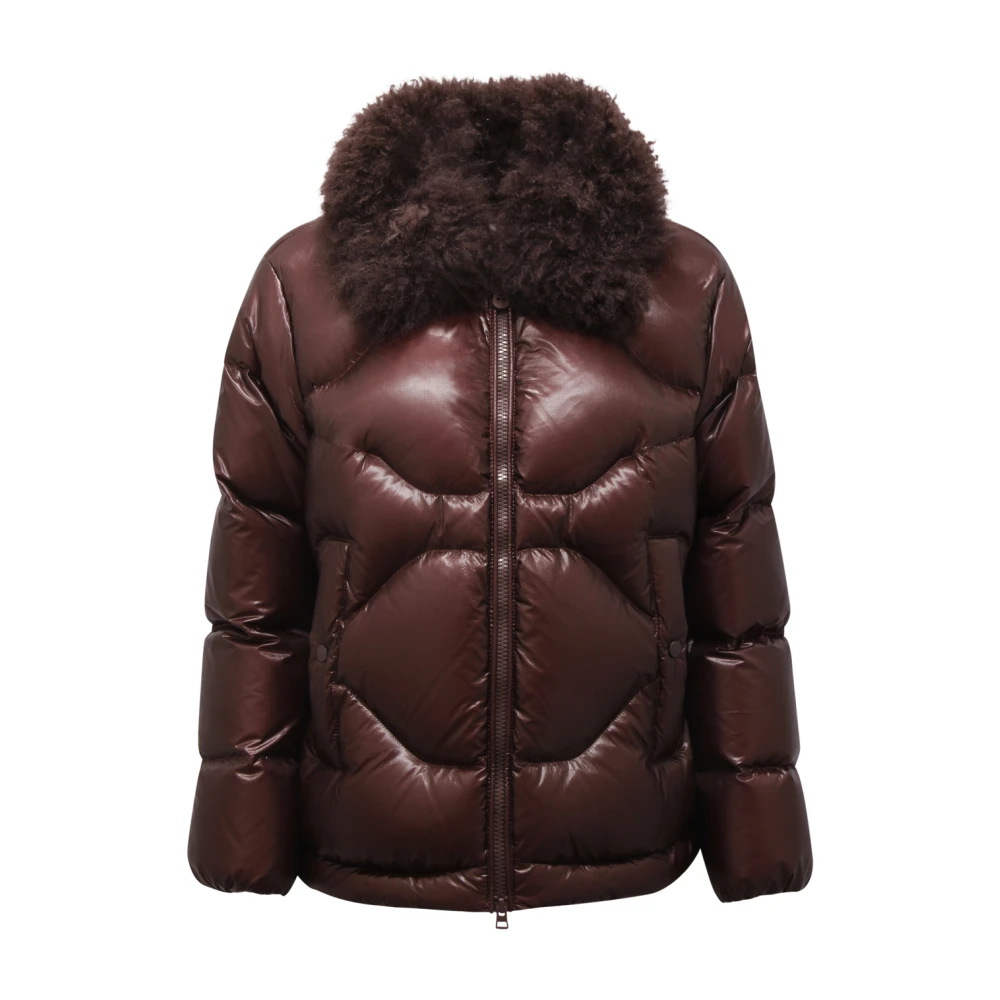 Peuterey Women's Purple Tririga Fur Jacket With Removable Collar - Down Jackets - Xs - Jackets