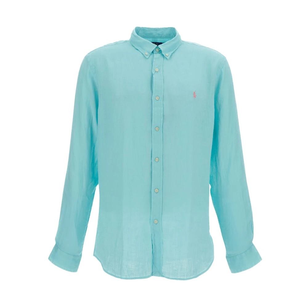 Polo Ralph Lauren Men's Blue Casual Shirts - Casual Shirts - L - Shirts