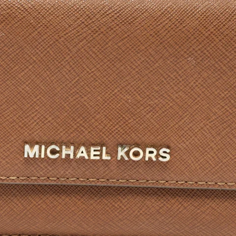 Michael Kors Pre-owned Leather wallets Brown Dames