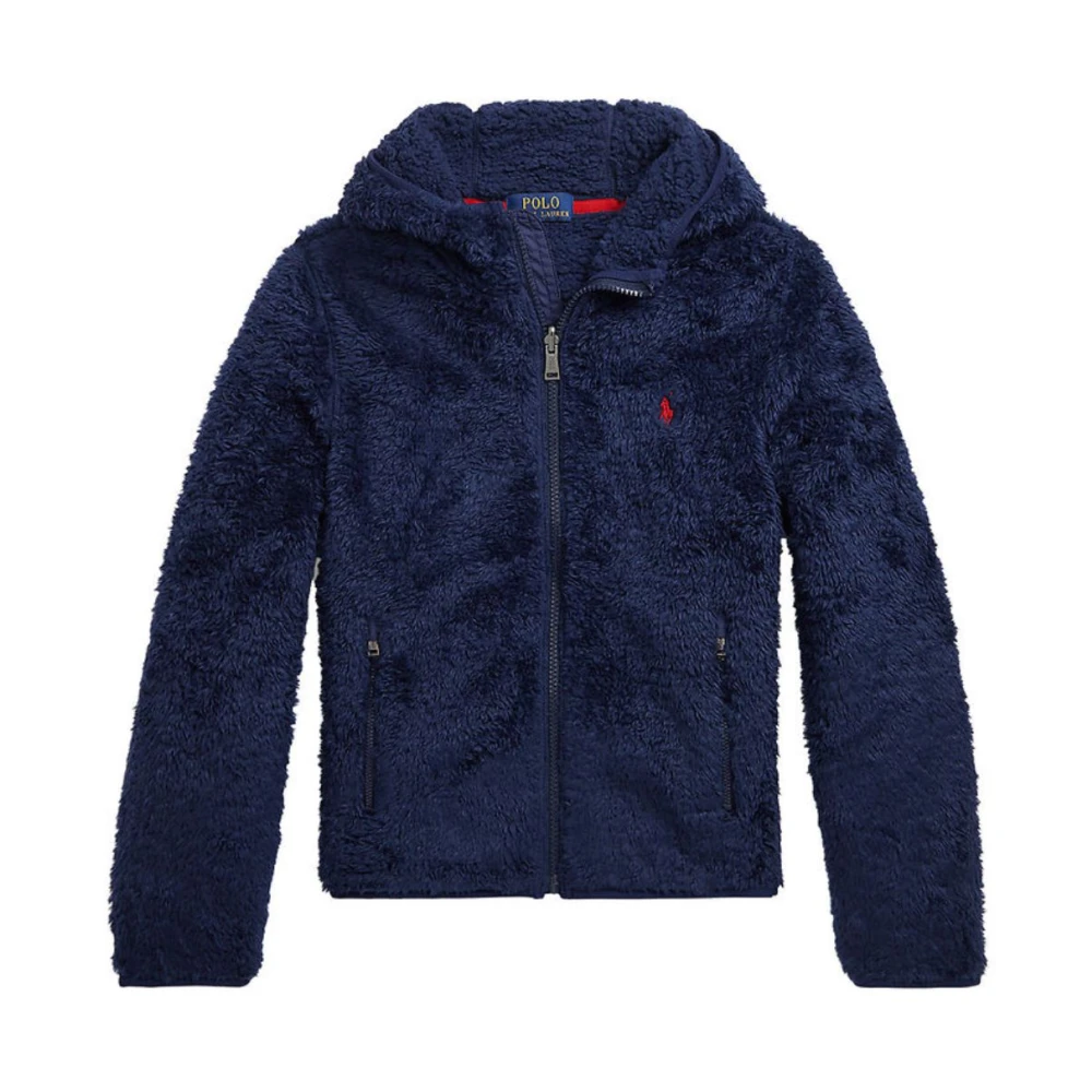 Polo Ralph Lauren FZ Jacka M1 Stickade Skjortor Full Zip Blue, Pojke