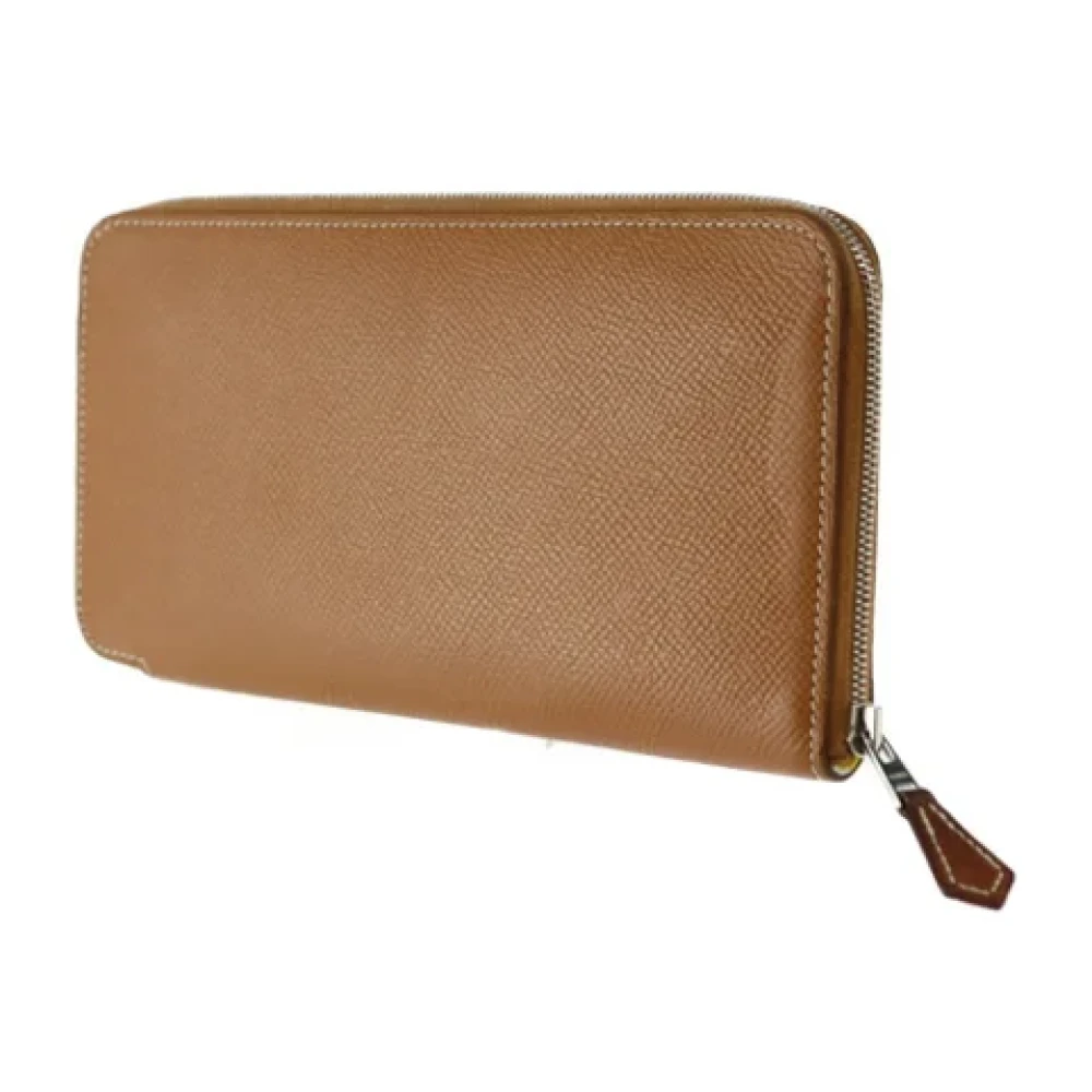 Hermès Vintage Pre-owned Fabric wallets Brown Dames
