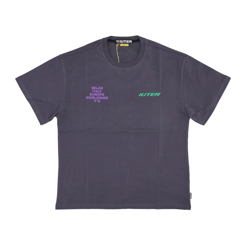 Iuter Cupid Tee Asphalt Korte Mouw T-shirt Gray Heren