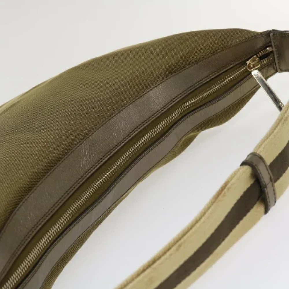 Gucci Vintage Pre-owned Canvas gucci-bags Yellow Dames