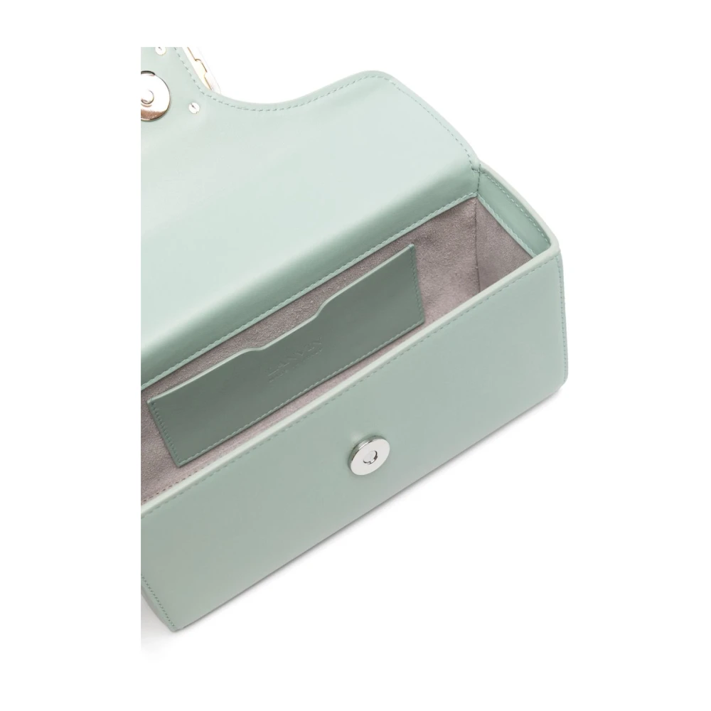 Lanvin Groene Foldover Top Handvat Schoudertas Green Dames
