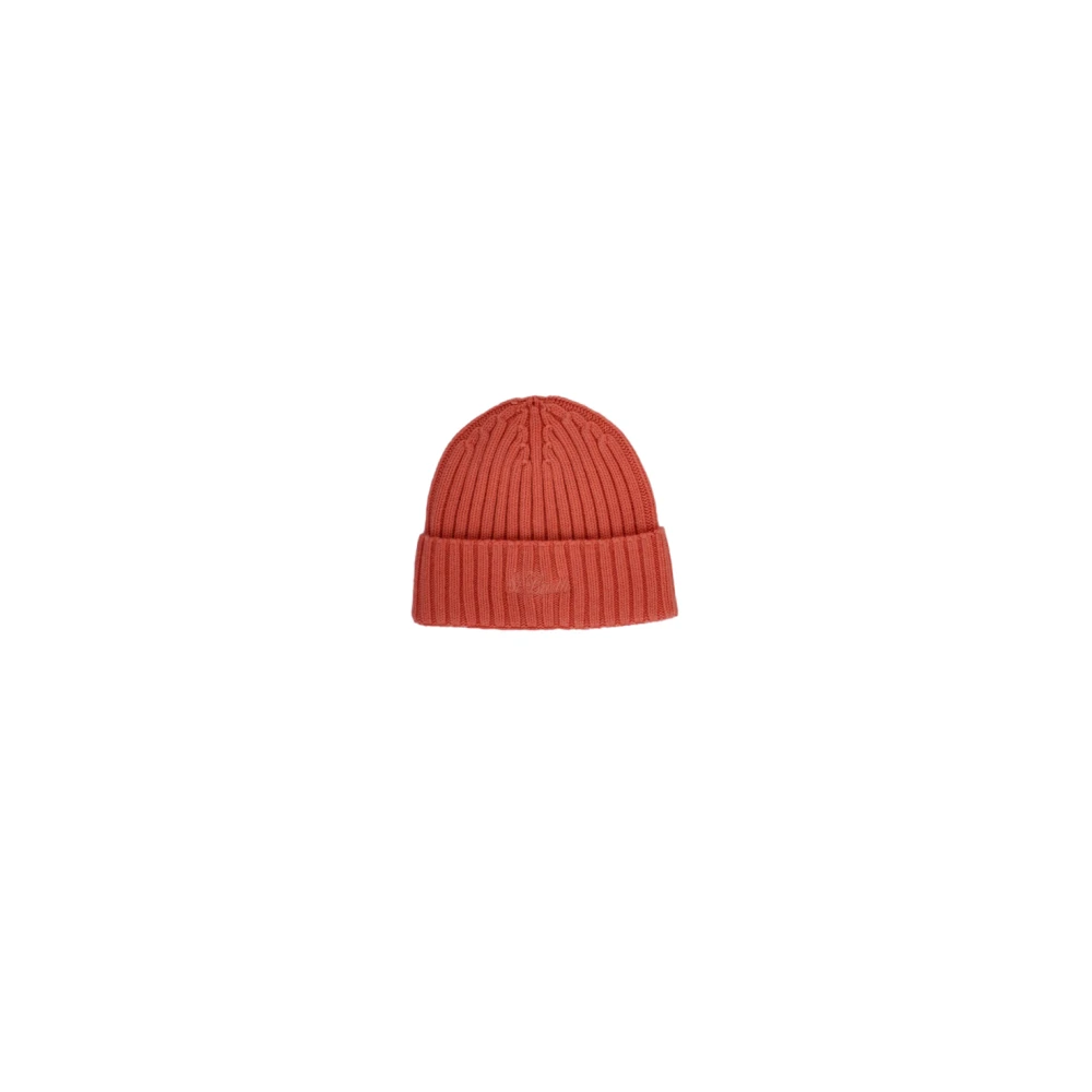 Saint Barth Logo Front Unisex Wollen Hoed Orange Unisex