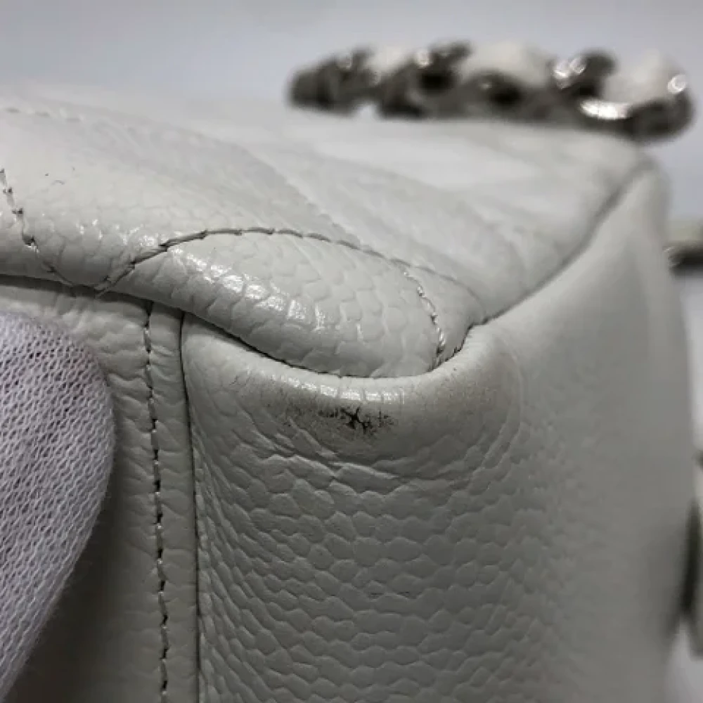 Chanel Vintage Pre-owned Leather chanel-bags White Dames