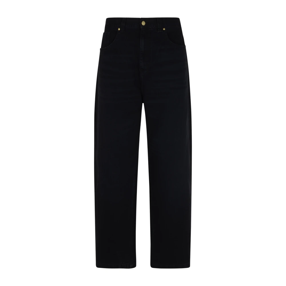 Carhartt Wip Men's Black Straight Fit Jeans, L, Brandon Pant