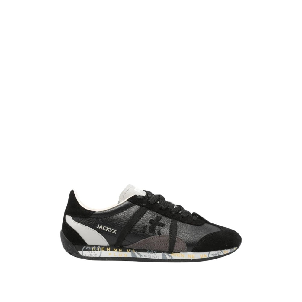 Premiata Jackyx 25 Leather Sneakers Dames Schoenen Zwart