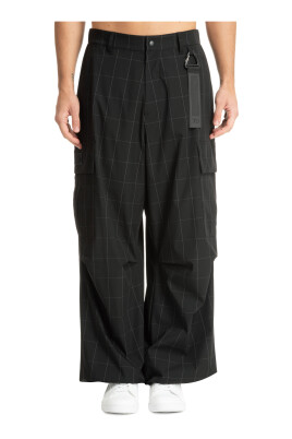 checkered-joggers-with-elastic-waistband