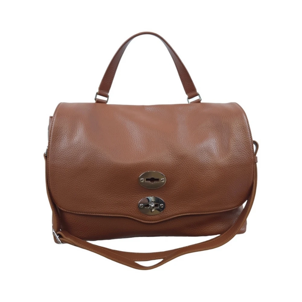 Zanellato Bruine leren Postina tas Brown Dames