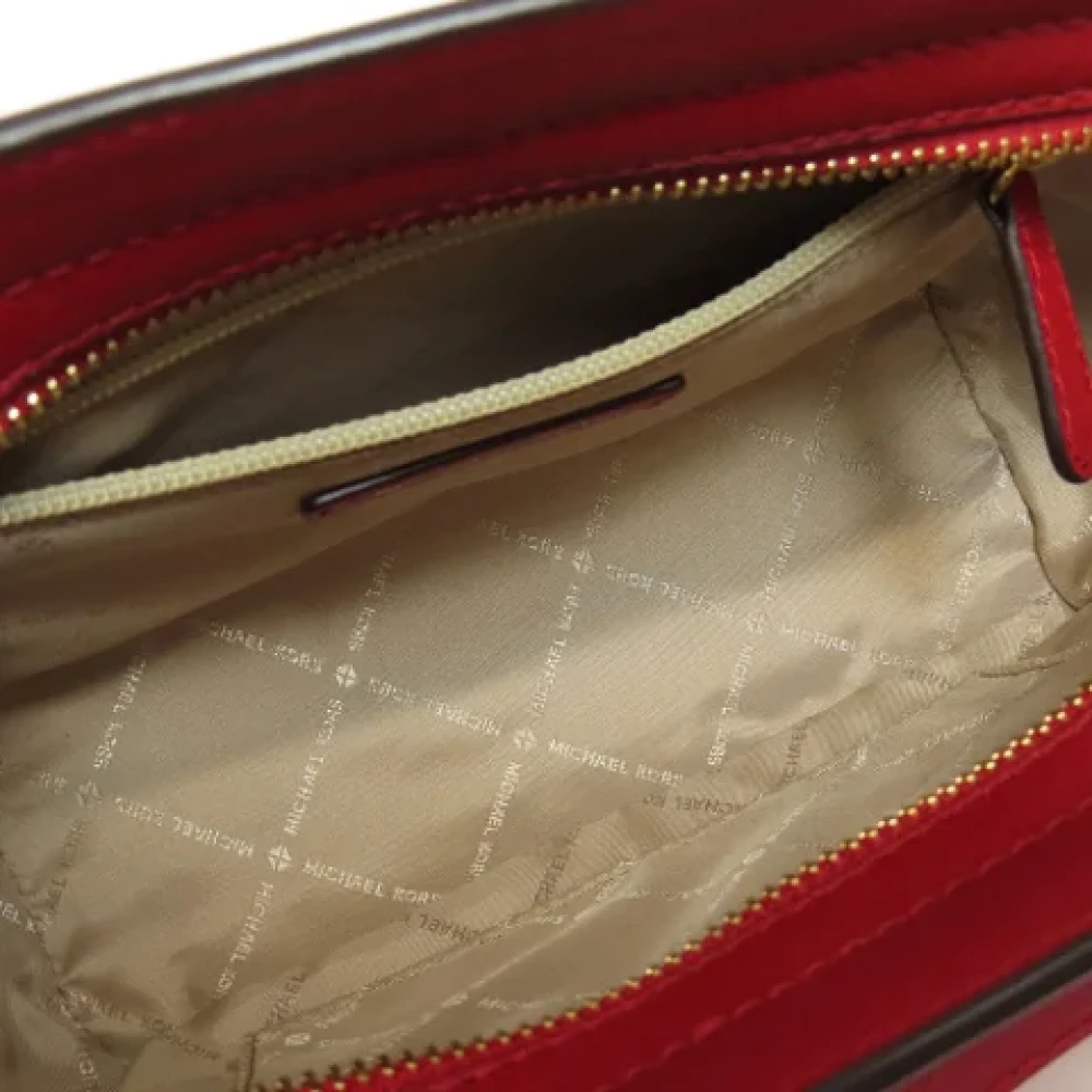 Michael Kors Pre-owned Leather shoulder-bags Red Dames
