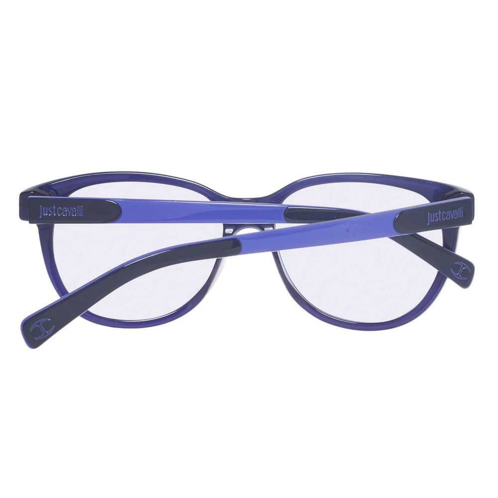 Just Cavalli Zwarte Plastic Zonnebril Ovaal Stijl Black Dames