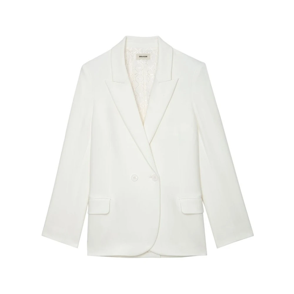 Zadig & Voltaire Stijlvolle Sako Mode White Dames