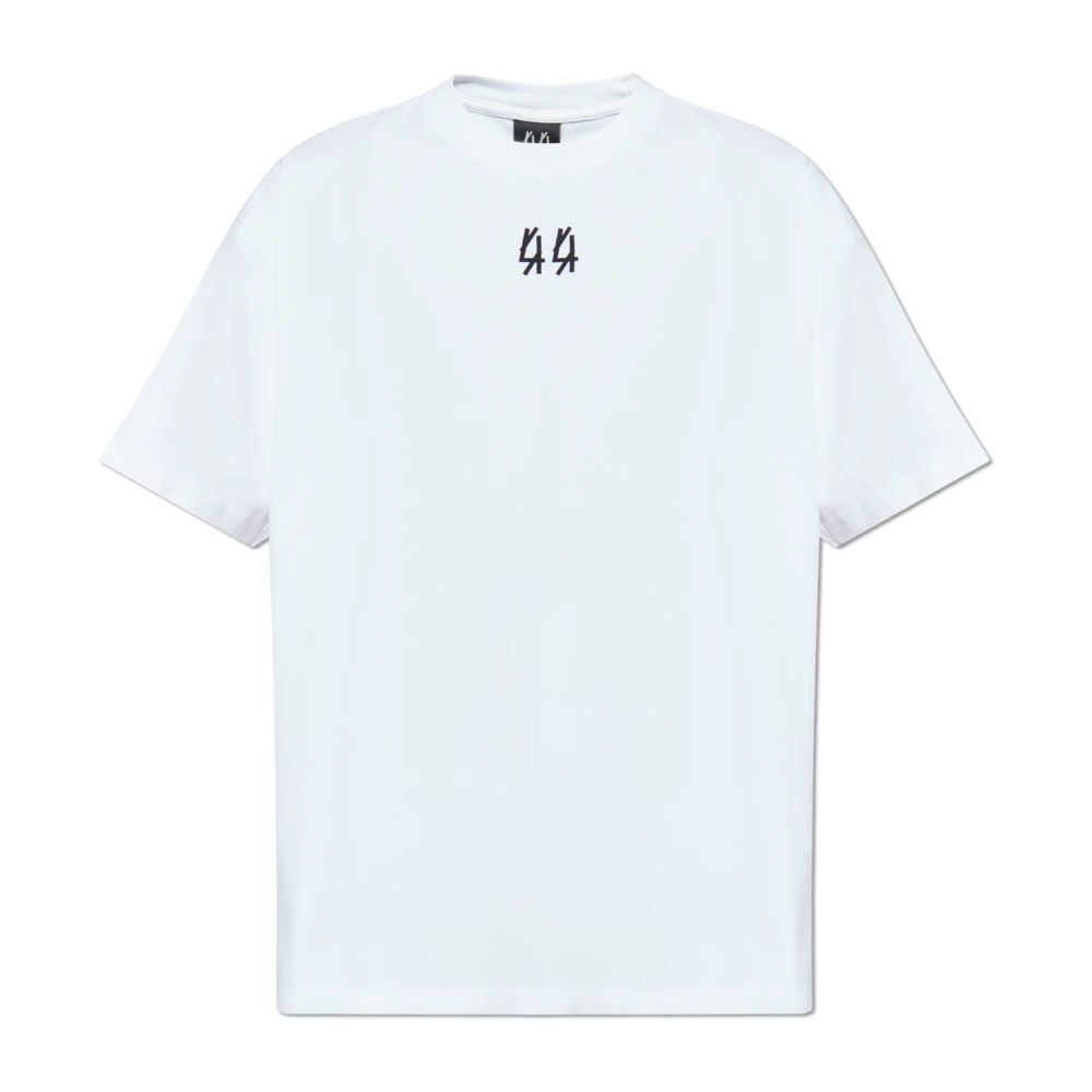 44 Label Group Men's White T-Shirt With Logo