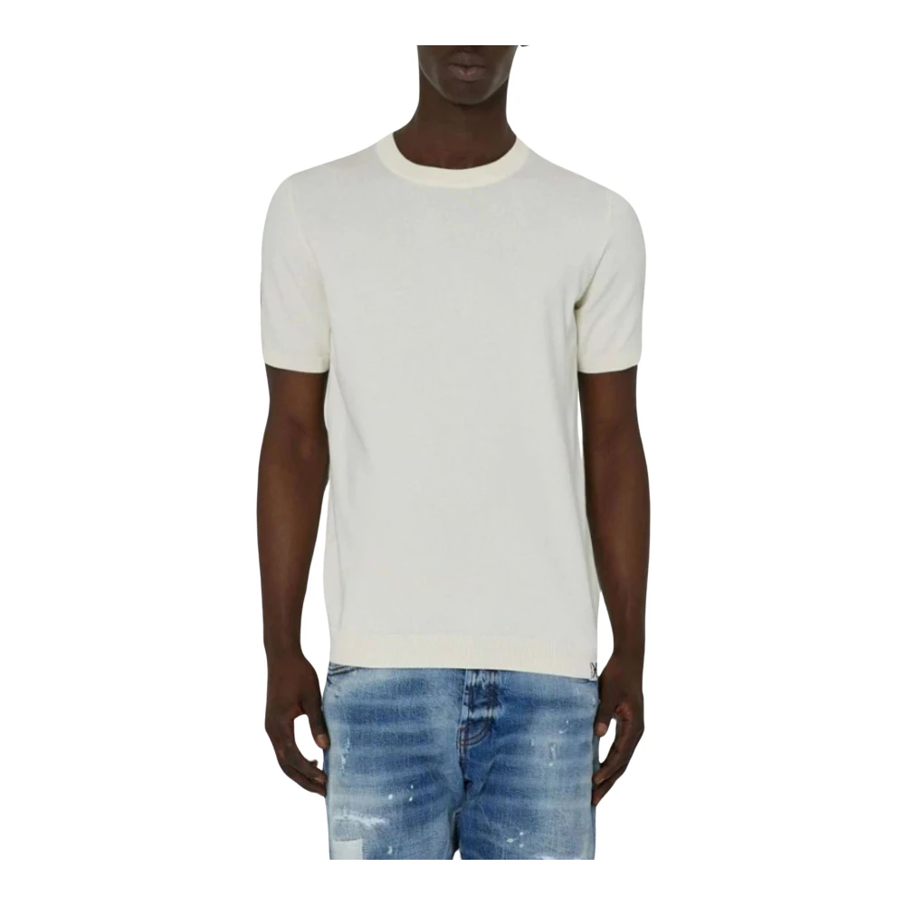 John Richmond Slim Fit Ronde Hals T-shirt White Heren