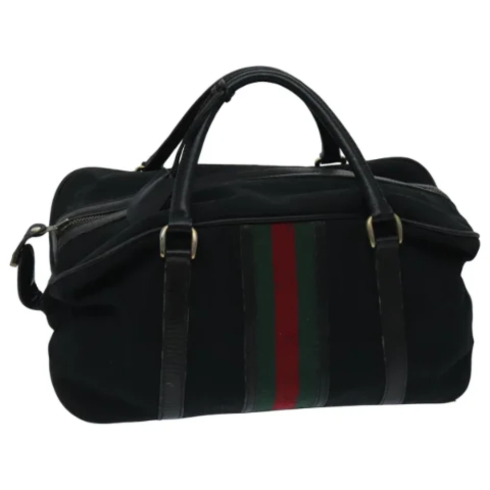 Gucci Vintage Pre-owned Canvas gucci-bags Black Dames