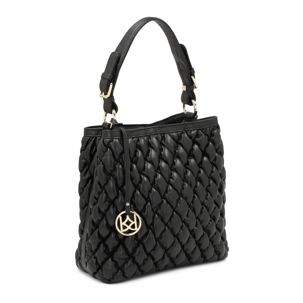 Kazar Gewatteerde Arm Tas in Klassiek Zwart Black Dames