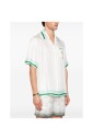 white-logo-print-cuban-collar-shirt