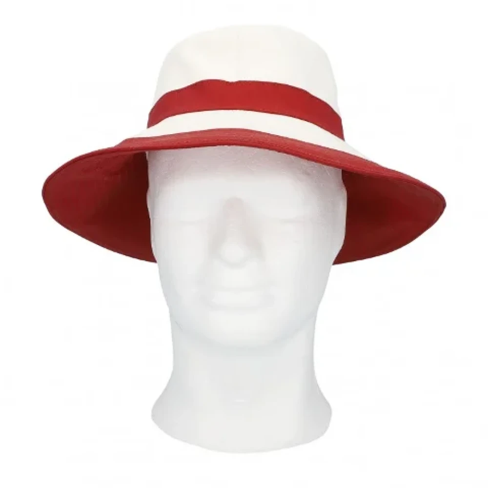 Hermès Vintage Pre-owned Bomull hattar-och-kepsar Red, Dam