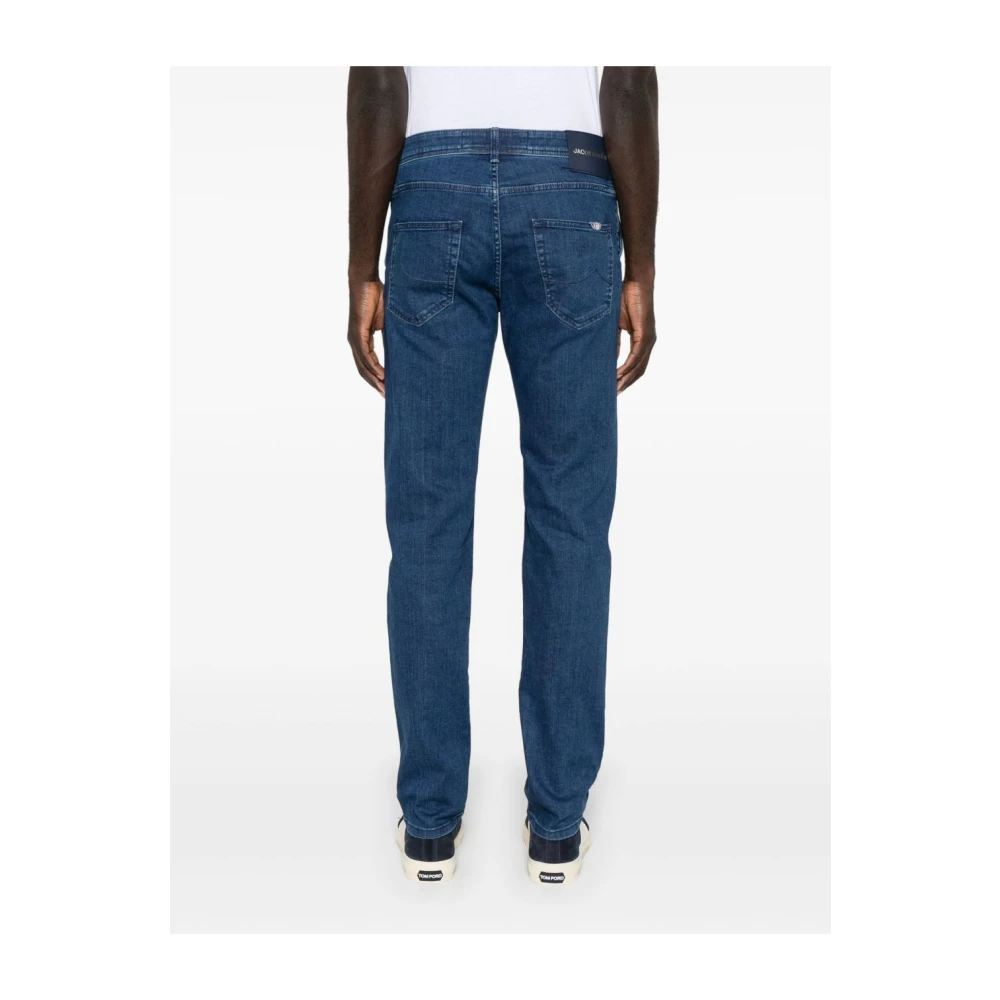 Jacob Cohën Blauwe Jeans voor Mannen Blue Heren