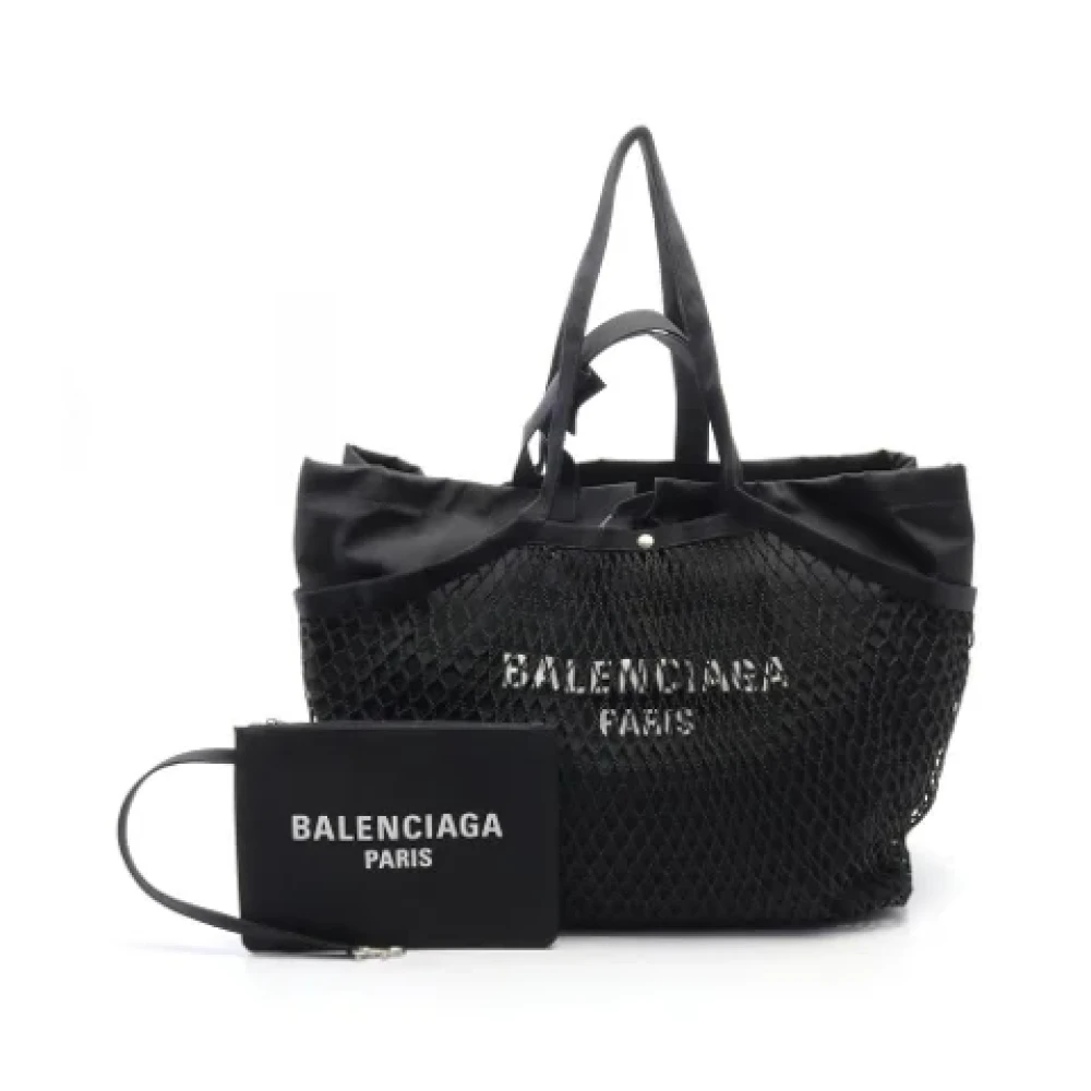 Balenciaga Vintage Pre-owned Nylon balenciaga-bags Black Dames