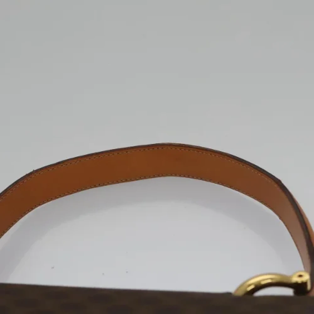 Celine Vintage Pre-owned Leather handbags Brown Dames