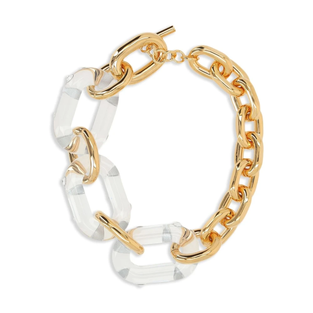 Rabanne Vrouw Geel Accessoires Dames, One Size, Necklaces