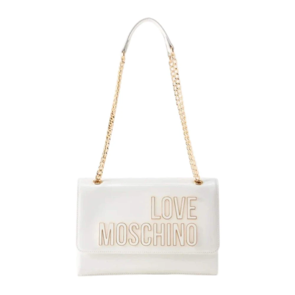 Love Moschino Women's White Ke1 Shoulder Bag - Shoulder Bags - One Size - Bags