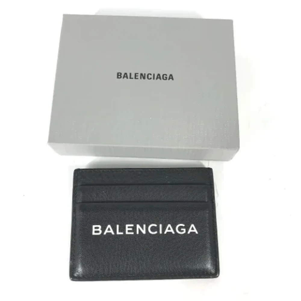 Balenciaga Vintage Pre-owned Leather wallets Black Dames