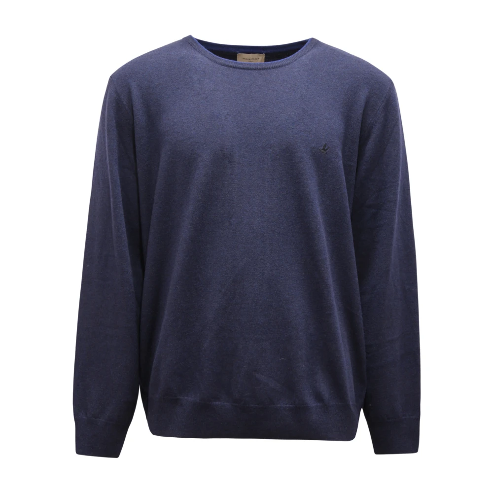 Brooksfield Homme Bleu - Pull En Laine Fabriqué En Italie - Pulls - Taille: 4XL