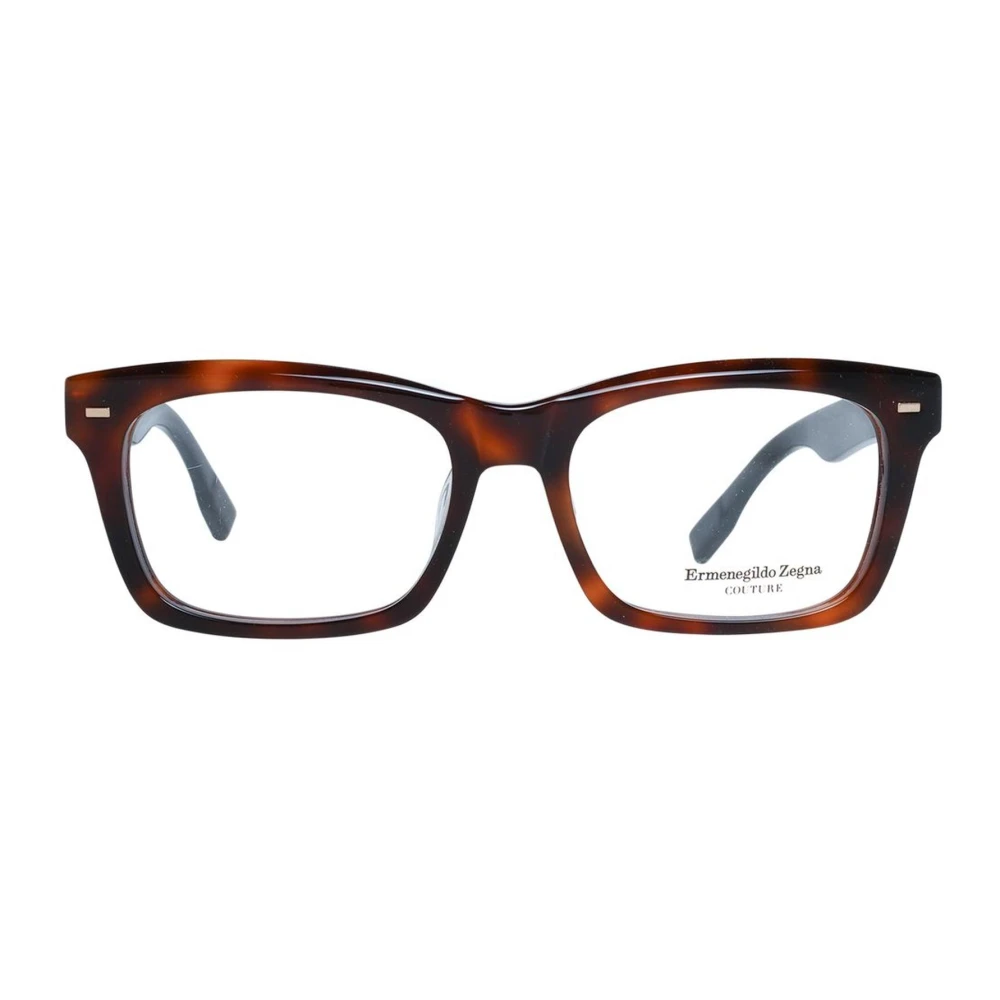 Ermenegildo Zegna Hout & Hoorn Trapezium Optische Monturen Brown Heren