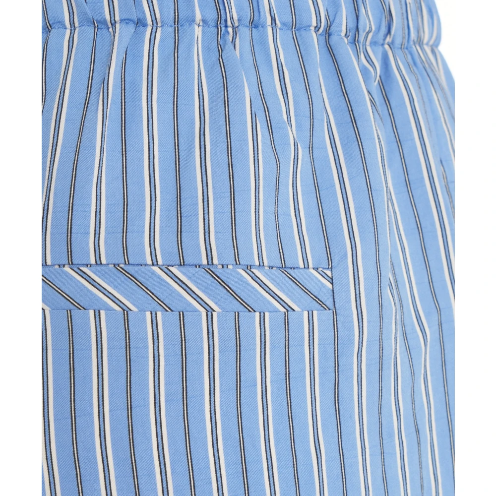 8pm Blauwe Wijde Pijp Broek 'Adler' Blue Dames
