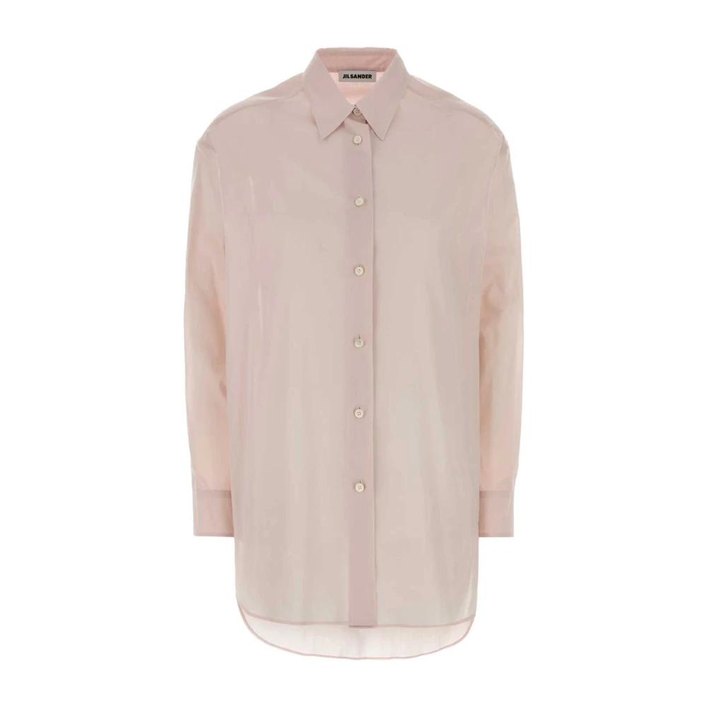 Jil Sander Women's Pink Muslin Shirt - Shirts - S - Blouses & Shirts