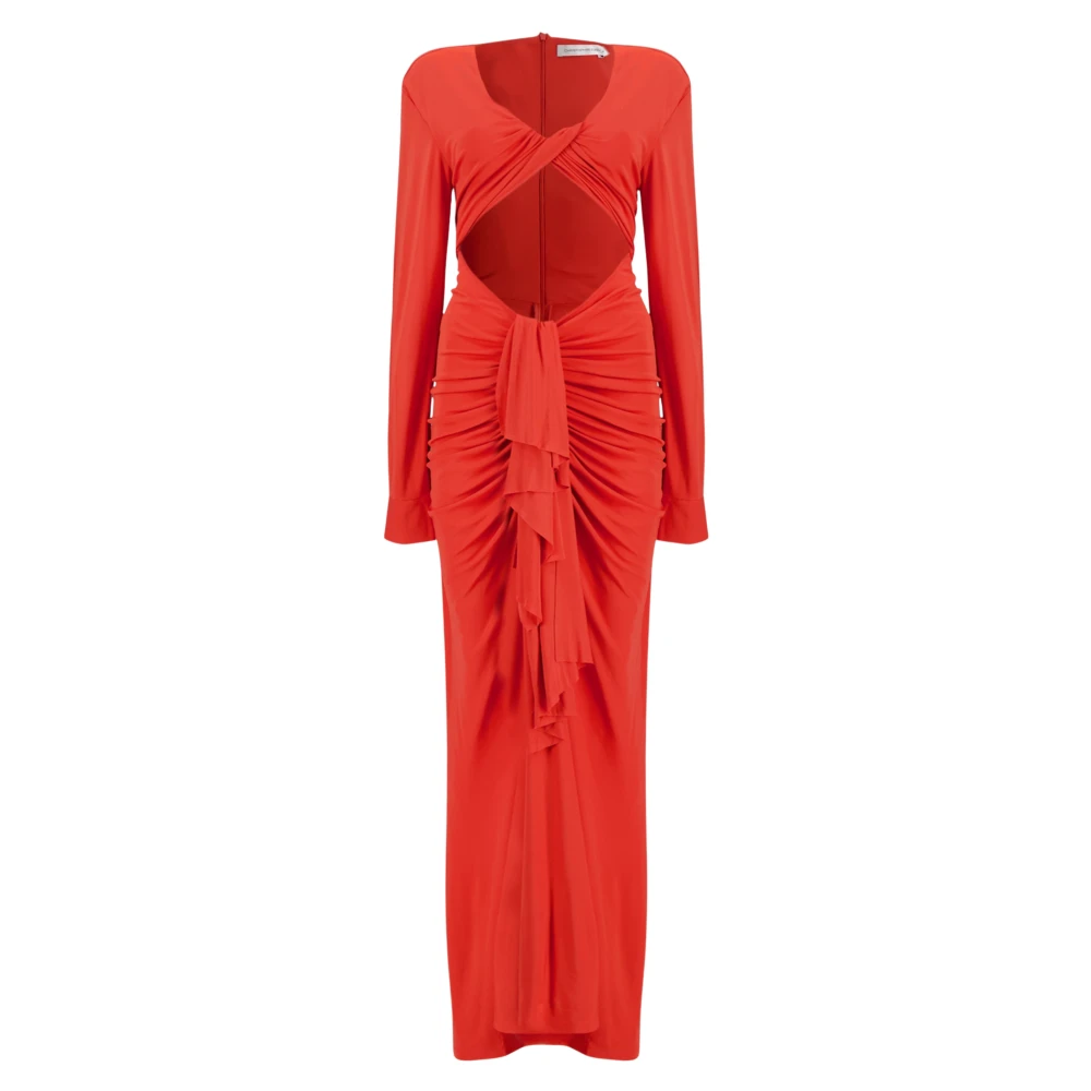 Christopher Esber Damen Orange Vivenda Kleid
