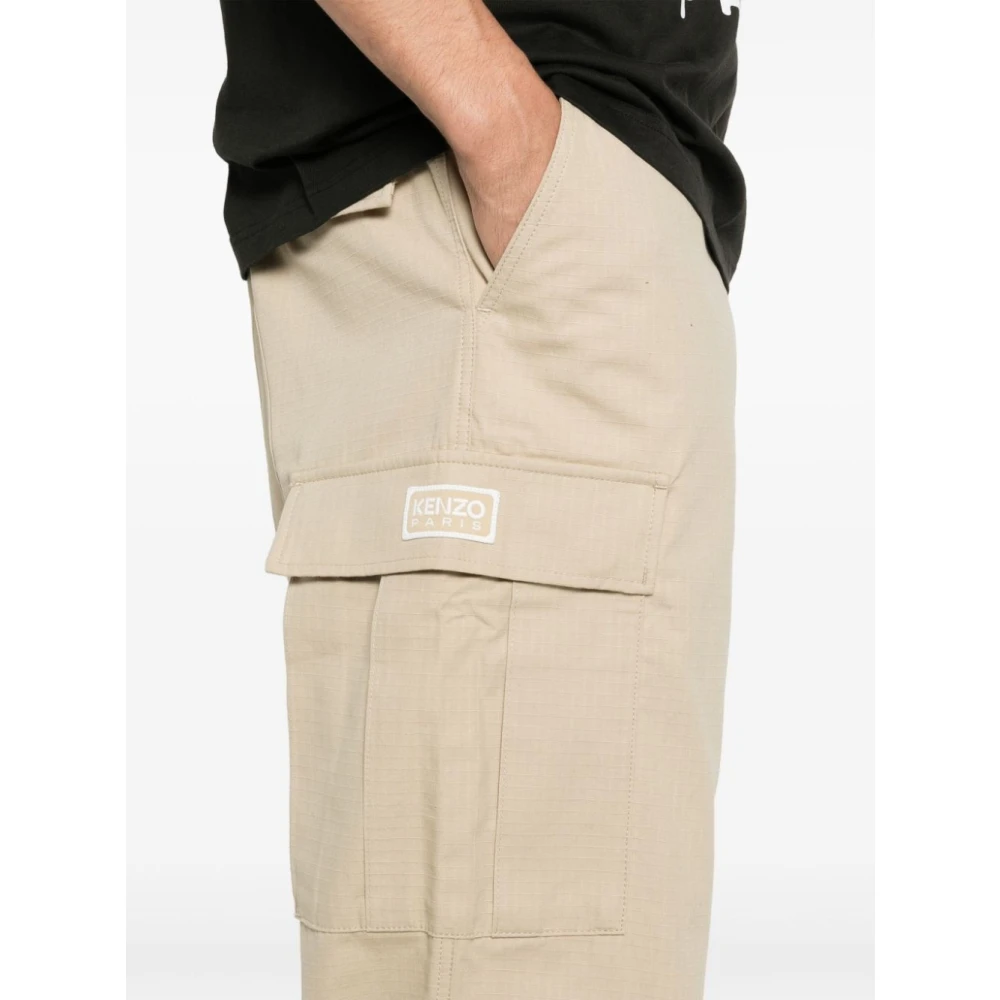Kenzo Beige Stijlvolle Broek Beige Heren