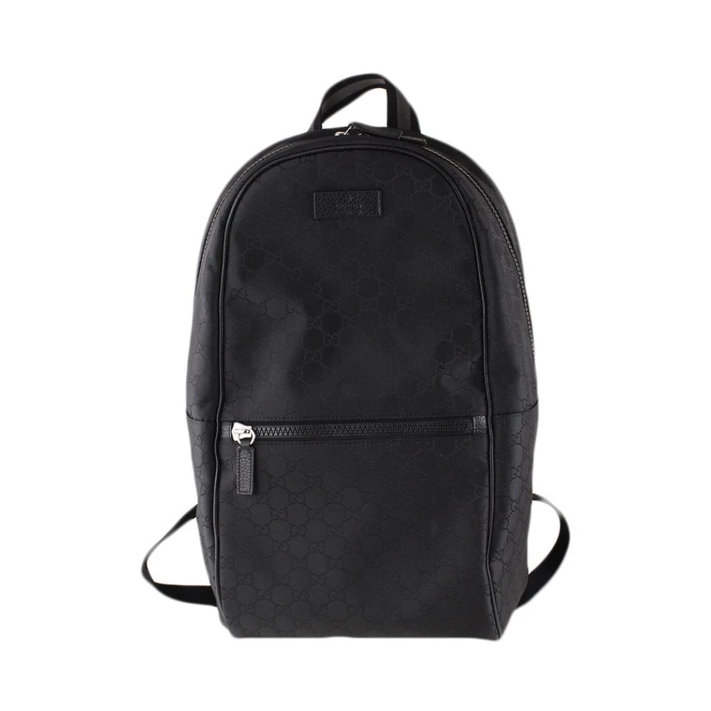 Gucci Nylon GG ssima Slim Rugzak Black Heren