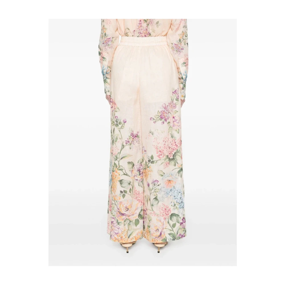 Zimmermann Bloemen Palazzo Broek Multicolor Dames