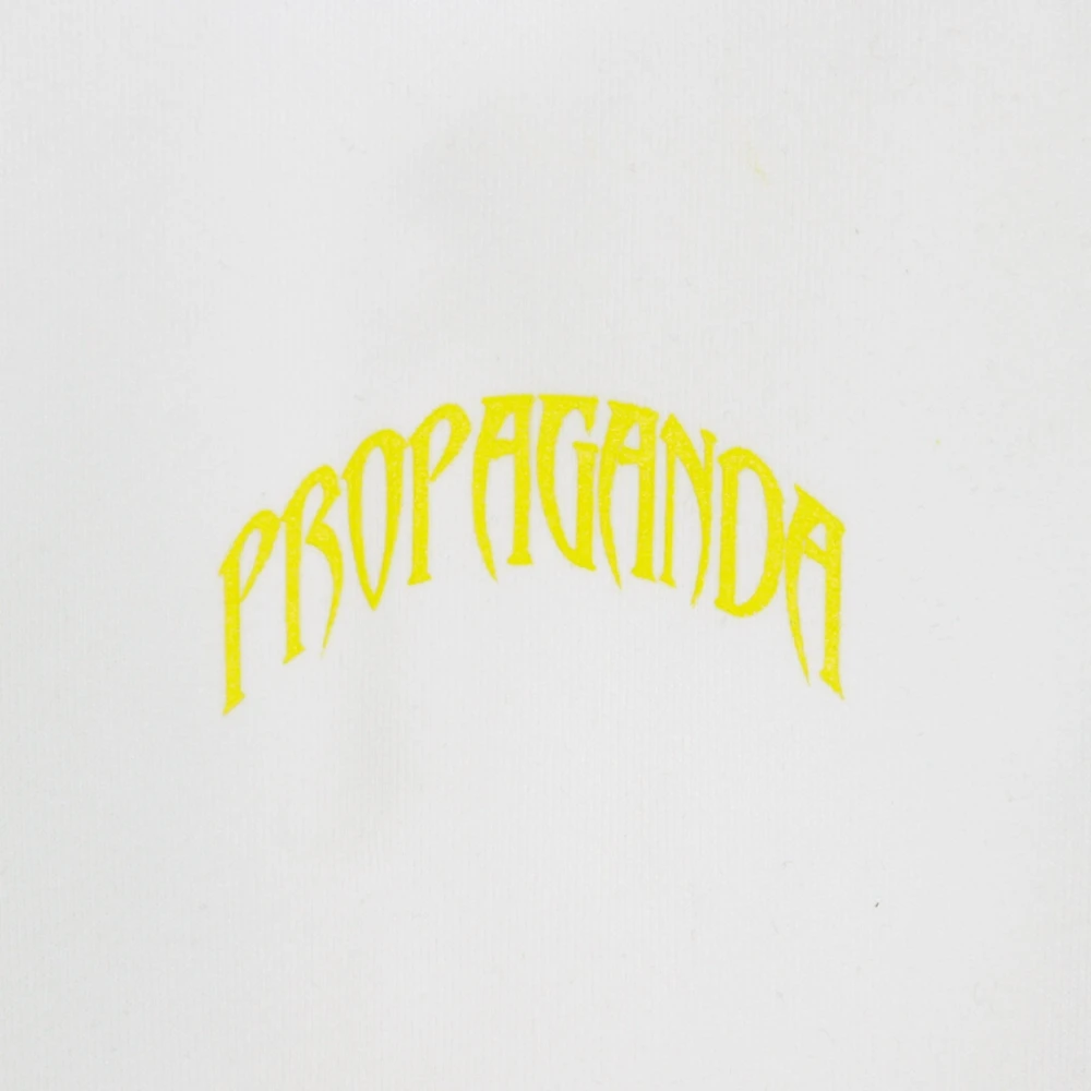 Propaganda Marmer Hoodie Wit White Heren