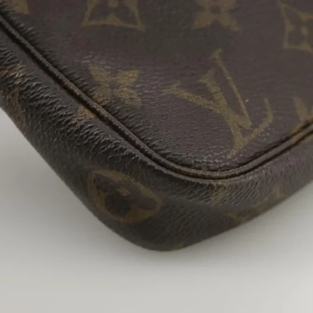 Louis Vuitton Vintage Pre-owned Canvas clutches Brown Dames