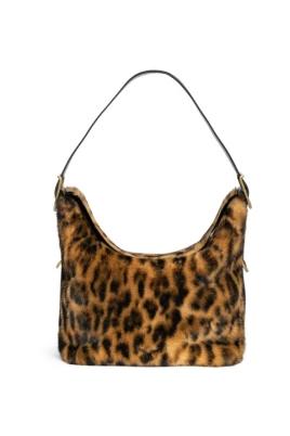 Leopard Fuskpälsjacka