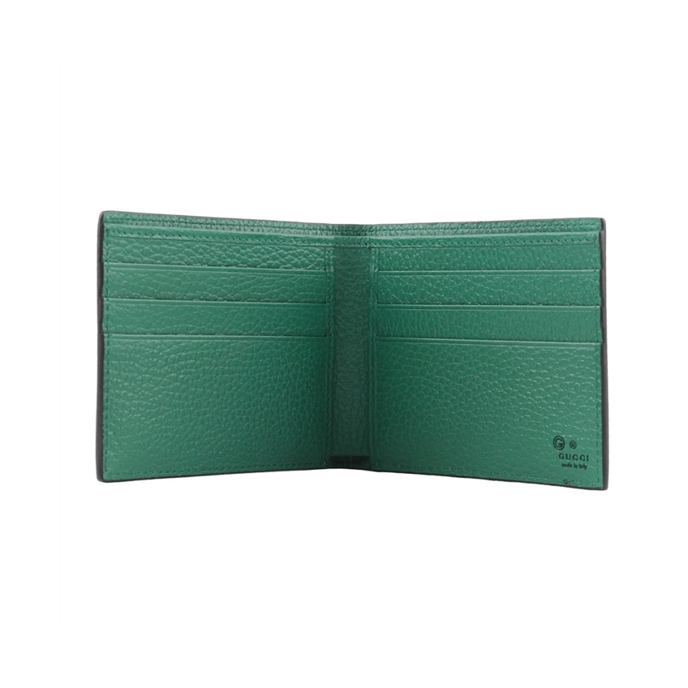 Gucci Interlocking Bifold Portemonnee Black Heren