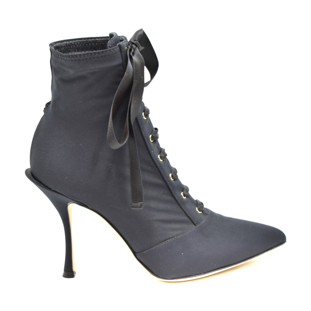 DOLCE & GABBANA HEELED ANKLE BOOTS WITH A SOCK